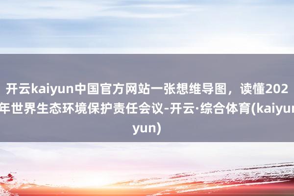 开云kaiyun中国官方网站一张想维导图，读懂2025年世界生态环境保护责任会议-开云·综合体育(kaiyun)